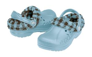 Kids Blitzen Lumber Jack Plaid - sky/chocolate
